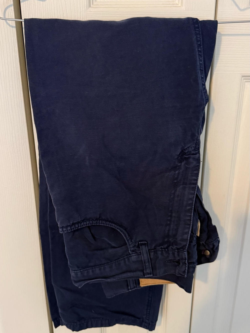 Loro Piana Men's Dark Navy Chinos